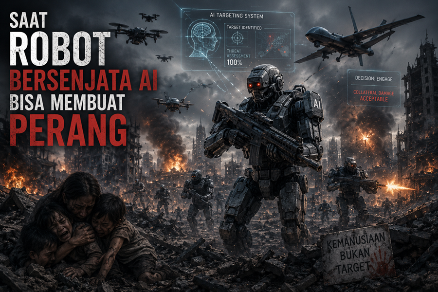 Saat Robot Bersenjata AI Bisa Membuat Perang