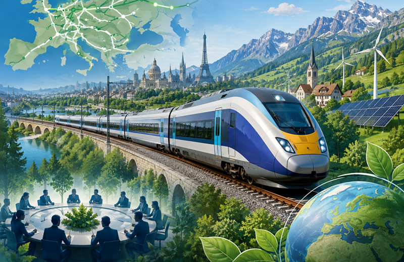 Kereta Api Eropa: Jalur dan Strategi Eropa dalam Mencapai Target Iklim Global